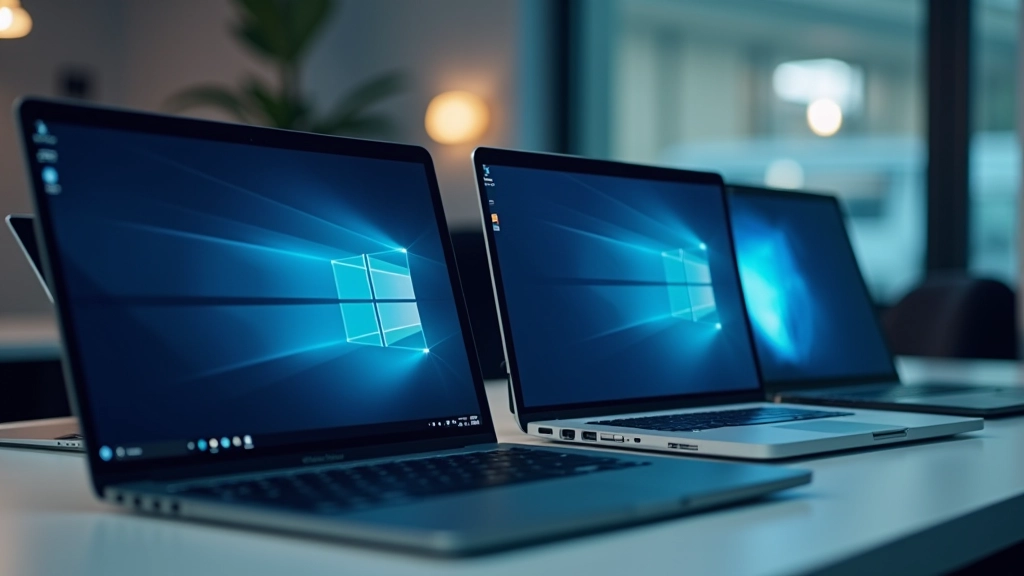 Operační systémy macOS, Windows a Linux na notebooku, srovnění zabezpečení